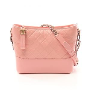 CHANEL Gabrielle de Chanel Large Hobo Shoulder Bag, Leather, Women's, Pink, A...